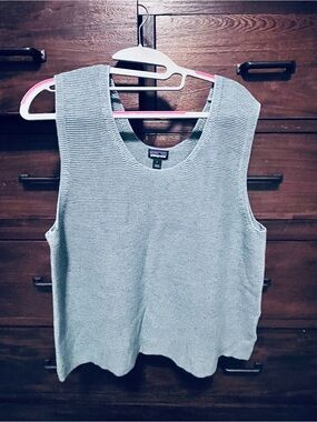 Patagonia Women's Pale Blue Knit Tank Top